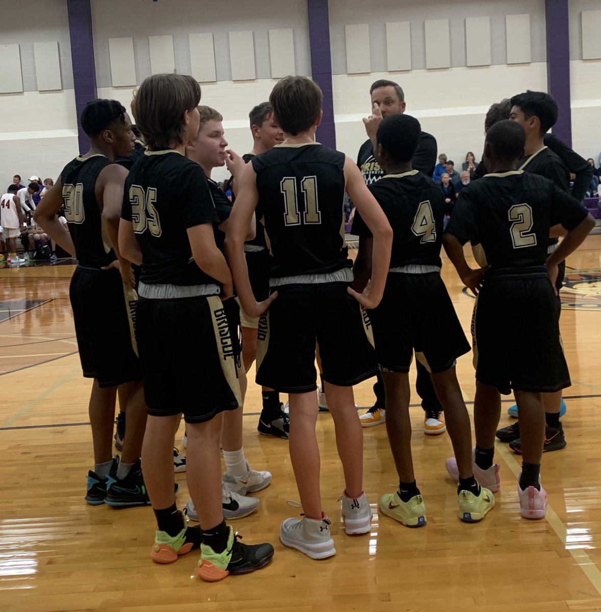 BJHAthletics's tweet photo. The @briscoe_eagles 8B boys lost a close one in OT to last years tournament champion Friendswood 28-30 to open the San Jacinto Tournament. Brandon Barrett with 16 points. #PTN @lcisdathletics @FosterHSBBall @fbheraldsports https://t.co/zKiR5sLt58