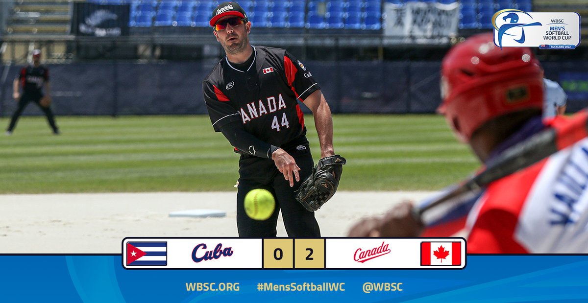 WBSC's tweet image. 🇨🇦 Canada bounce back with 2-0 victory against Cuba in Super Round.

#mensSoftballWC