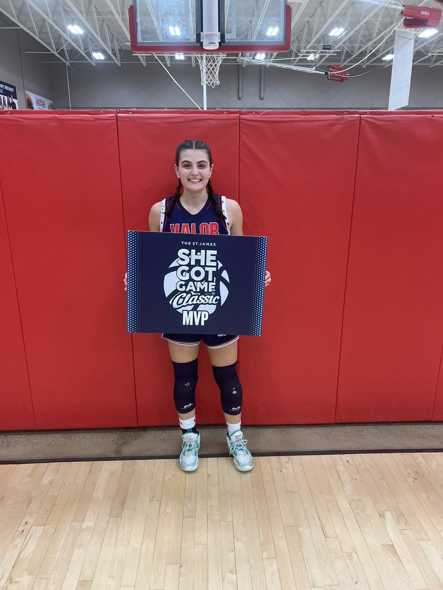 Meri Davis (@dmv_meri_bball) on Twitter photo <a href="/SheGotGame7/">She Got Game Classic</a> Dallas 2022
Day 2 Game MVP
Anna Conza #11 <a href="/AnnaConza1/">Anna Conza</a>
Valor Christian Academy (GA) <a href="/SheGotGame7/">She Got Game Classic</a> Dallas 2022
Day 2 Game MVP
Anna Conza #11 <a href="/AnnaConza1/">Anna Conza</a>
Valor Christian Academy (GA)