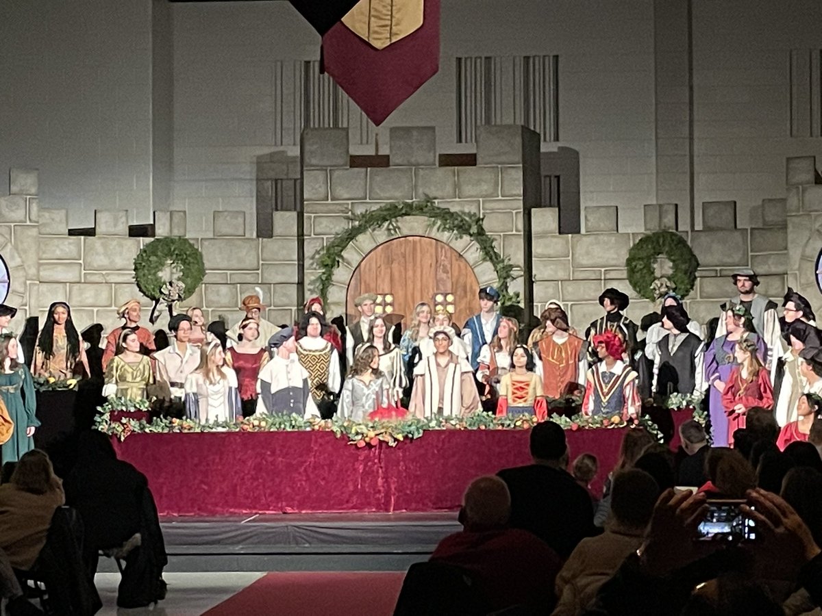 SuptUnit5's tweet photo. The 22nd Madrigals at NCHS was AMAZING!  If you are able to see tomorrow’s performance you should go. #unit5pride https://t.co/lMzreY7O04