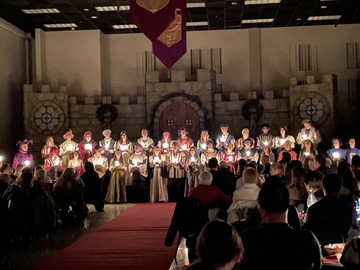 SuptUnit5's tweet photo. The 22nd Madrigals at NCHS was AMAZING!  If you are able to see tomorrow’s performance you should go. #unit5pride https://t.co/lMzreY7O04