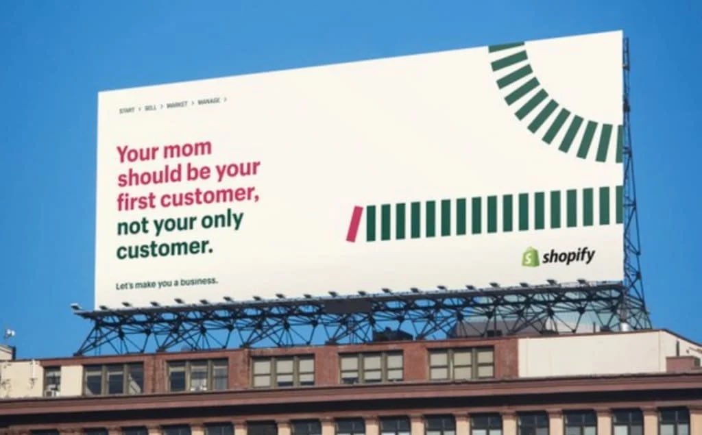 FernandaG221204's tweet photo. @PaolaMKT #PrincipiosMKTUSFQ Shopify lanzó su campaña “let’s make you a business” para alentar a los pequeños negocios a utilizar sus plataformas de venta, utilizó medios como redes sociales, vallas publicitarias y su sitio web. https://t.co/jYiZFQafNR