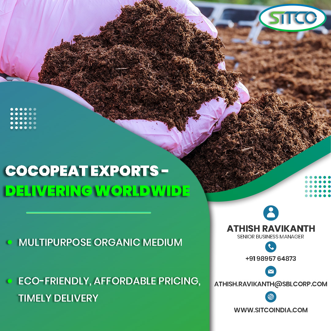 sitco_india's tweet photo. Best quality Cocopeat exports
https://t.co/XK28Bh5nLG
#SITCO #COCOPEAT #COCOPEATExporters
#exportandinport #exportservices #agriculture #ecofriendly #environment
#exportcocopeat #environmentfriendly #farming #gardening https://t.co/2ab3URpmNW