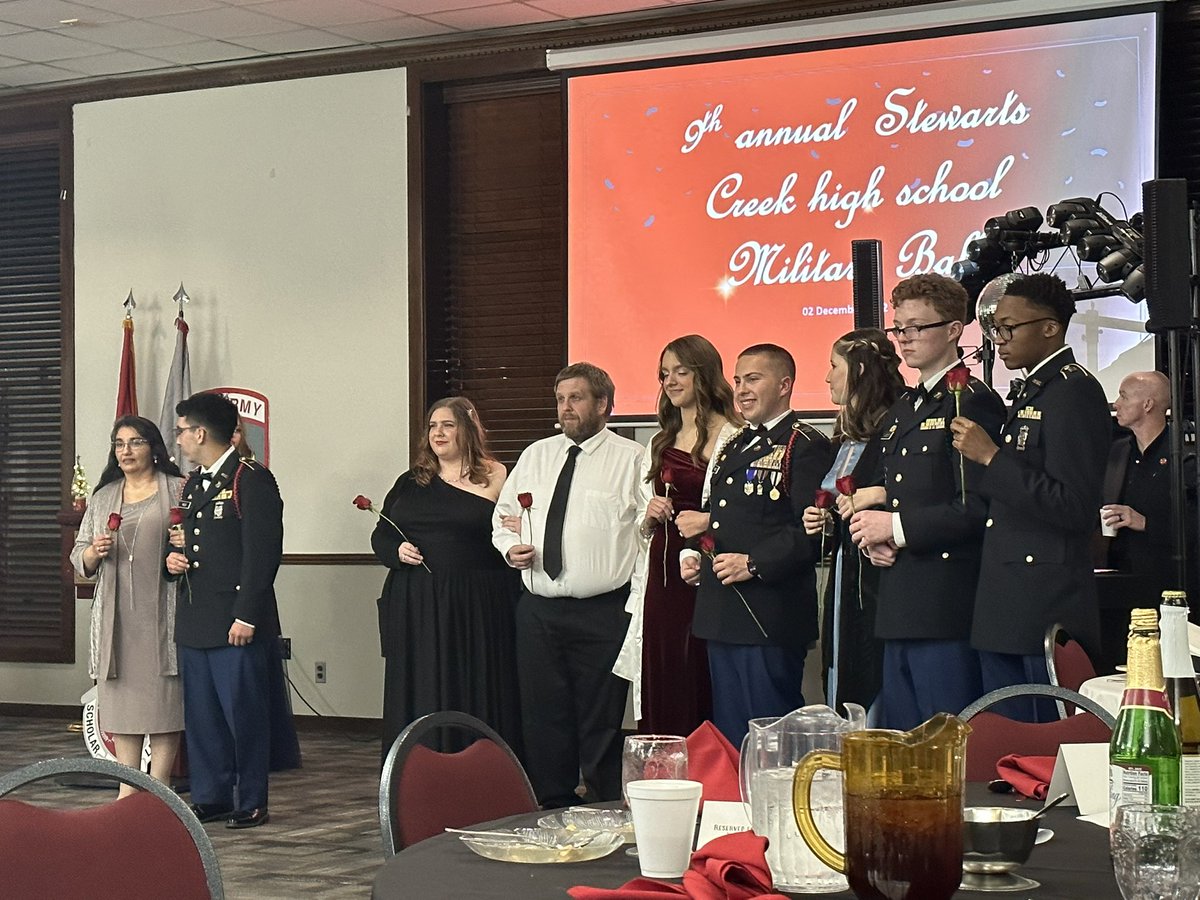 Privileged to attend tonight’s SCHS Military Ball. Congrats to all of our senior cadets!!!! <a href="/stewartscreekhs/">Stewarts Creek High School</a>