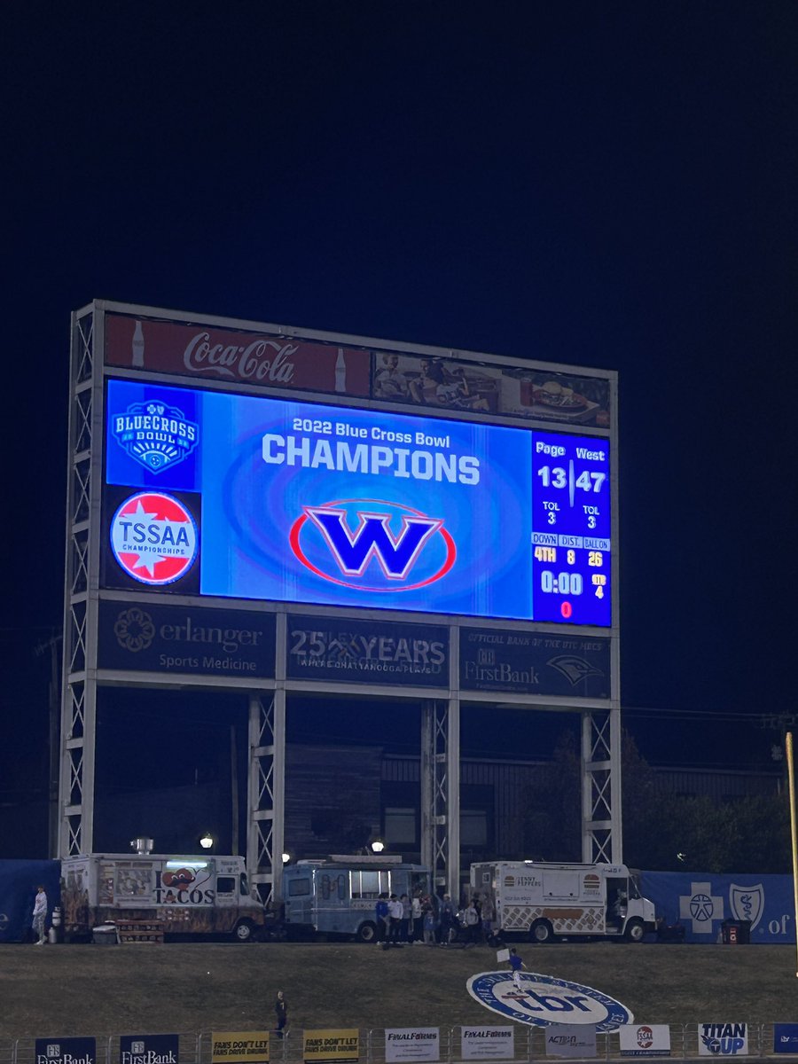 West High Football tweet media