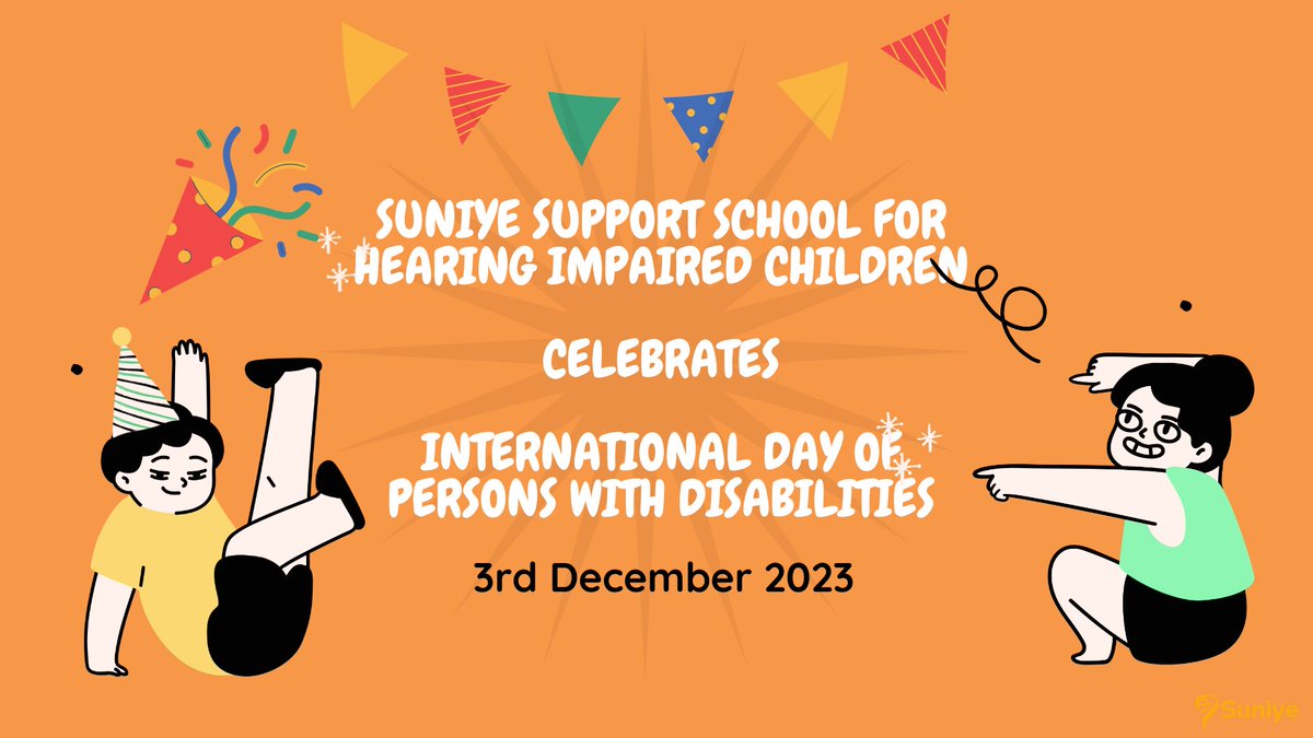 suniyengo's tweet photo. Suniye wishes all of you a very Happy International Day of Persons with Disabilities. We have helped 1000+ children over the years. Thank you for your continued support to us.
M: +91-98730-31973 W: https://t.co/i36o0URFWV
#Suniye #SuniyeNGO #HearingImpaired #Deaf #Disability https://t.co/kxkZTcQ2eU