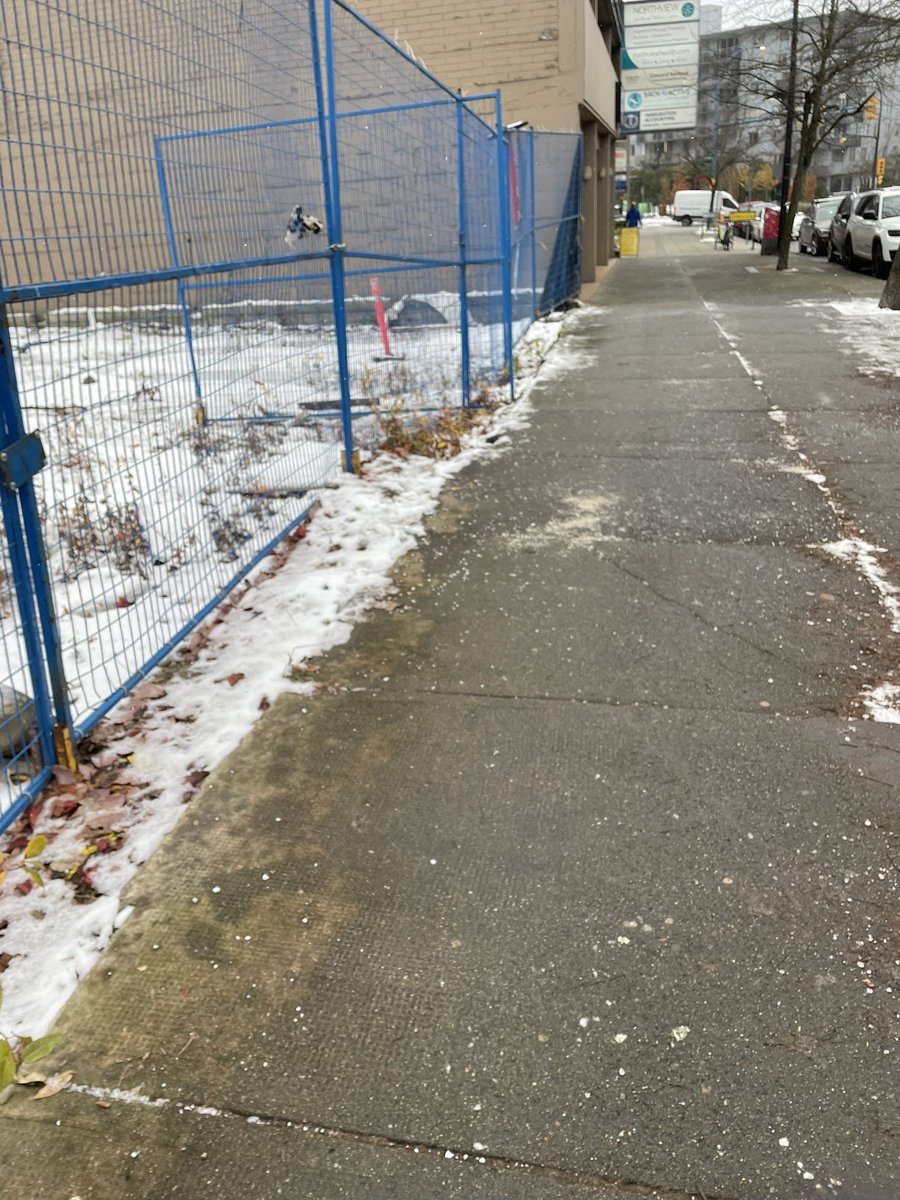 Thank you <a href="/CityOfNorthVan/">City of North Vancouver</a> for making this part of the side walk safe for passage!   Our patients greatly appreciate this 🙏 #northvan #centrallonsdale