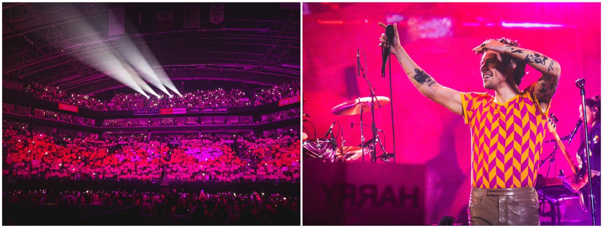 angelslouisw's tweet photo. nada más hermoso e icónico que la reacción de Harry Styles en cada uno de los fan project que se hizo en los 4  shows de México. Cada show se lució y se ganaron la admiración de Harry. Mis respetos para los organizadores, se jodidamente logró plebes 🫶🏻 https://t.co/dFQwymH6QZ