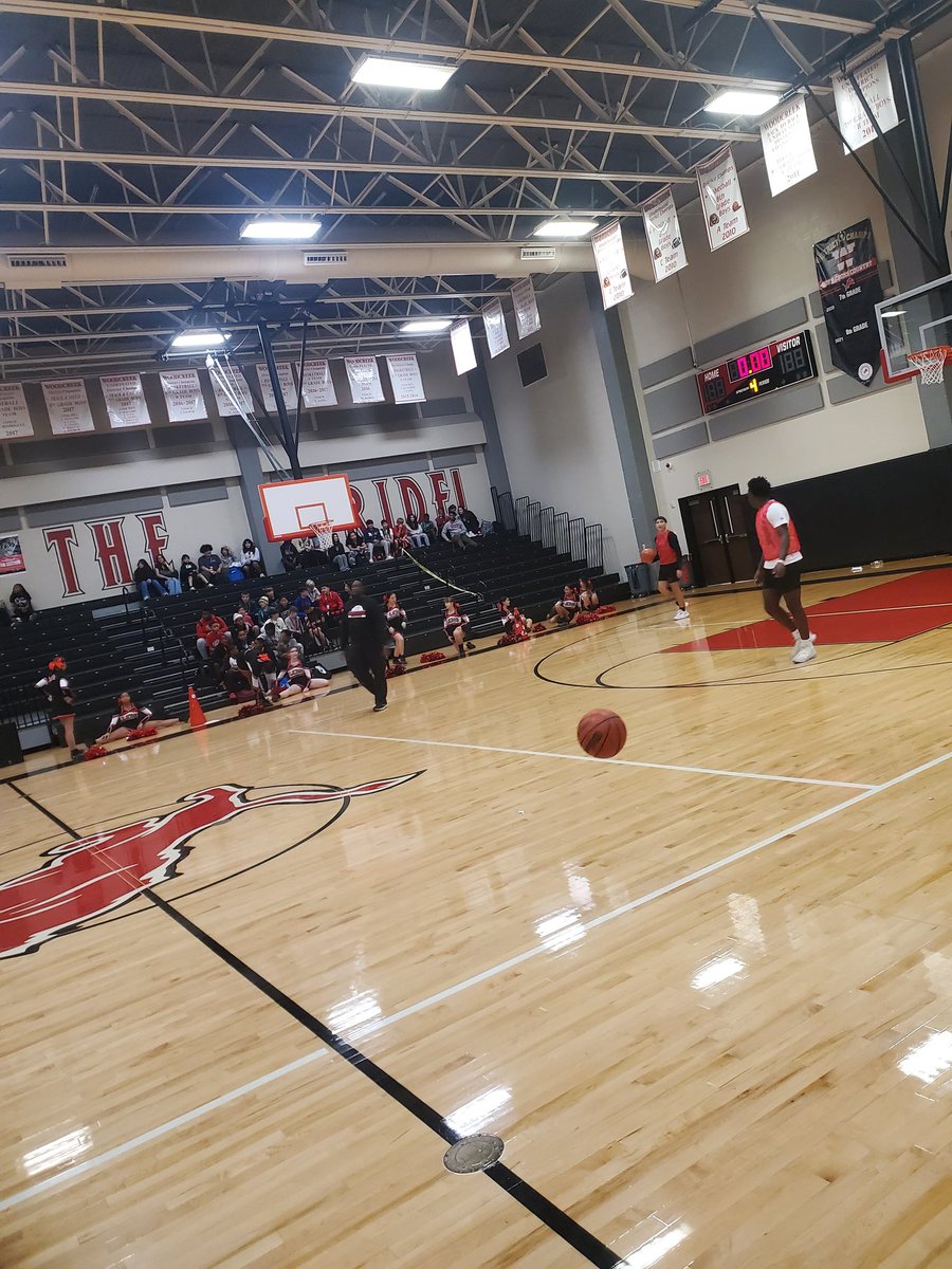 cooper_keara's tweet photo. Today's Toy Slam Pep Rally was a complete success! The students on campus donated to those in need, so the less fortunate can have a Merry Christmas. A special thank you to the staff that  played in the basketball game, and helped the Rosebud Organization plan! @HumbleISD_WMS https://t.co/Eoraxg3d23