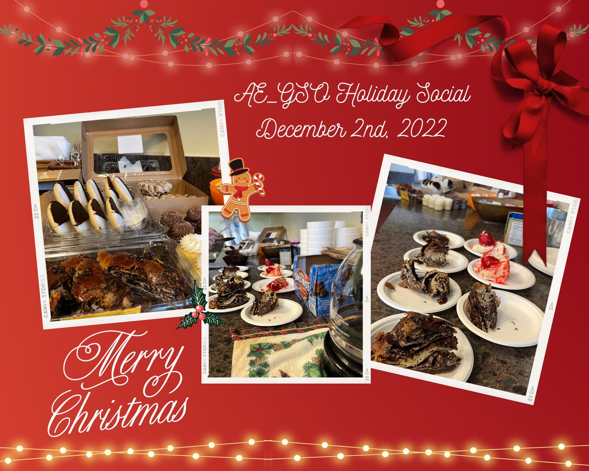 ae_gso's tweet photo. 🎉We had a great time at AE_GSO Holiday Social Hour &amp; Workshop!👏Thank you all for joining us!❤️ Special thanks to Ting and Adams for giving a presentation of reference management!💫 It is super helpful for graduate students!

#aegso #socialevent #gators #graduateschool #workshop https://t.co/d8TWfhnuym