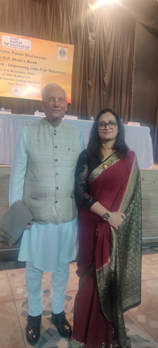 aartibrsingh's tweet photo. A Thematic Panel Discussion on O P Shah's Book.
In Pursuit of Peace - Improving Indo-Pak Relations, a #collectionofarticles by #leadingintellectuals and political as well as #socialactivists from #India and #Pakistan. https://t.co/DOPYfkPlMi