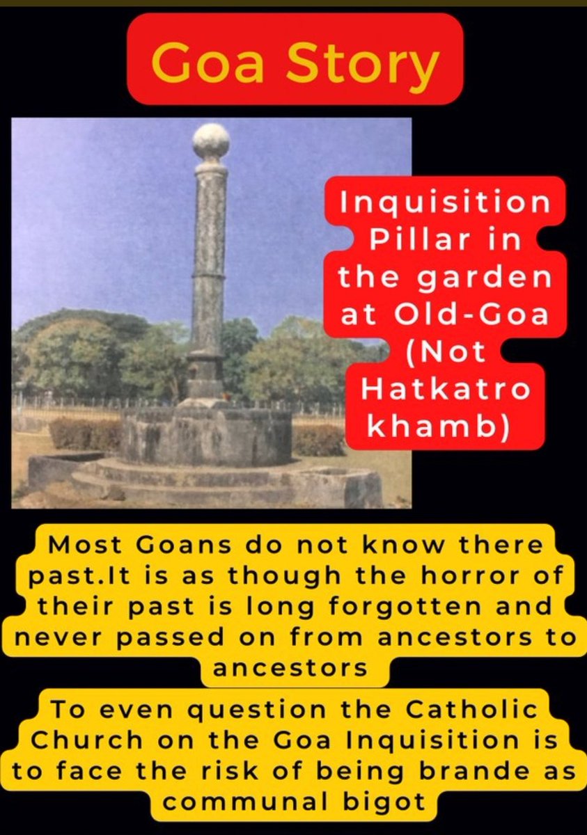 SnehalPatil4SP's tweet photo. #Xavier_Not_Saviour_of_Goa
‼️The darkest chapters of Indian history! 
‼️The unknown story of Christian missionaries' atrocities committed against Hindus!
Goa Inquisition https://t.co/vcmRhQj419