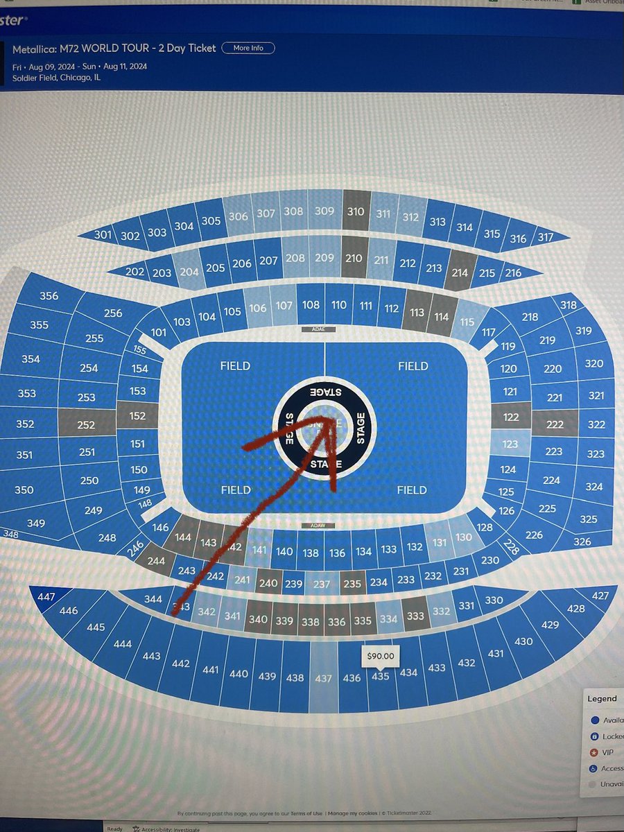 outlawtorn_eth's tweet photo. Going to be dealing with a constant adrenaline drip in my brain for the next 616 days…. #metallica #snakepit #outlawtorn #fadetoblack https://t.co/B3WRHM6ioz