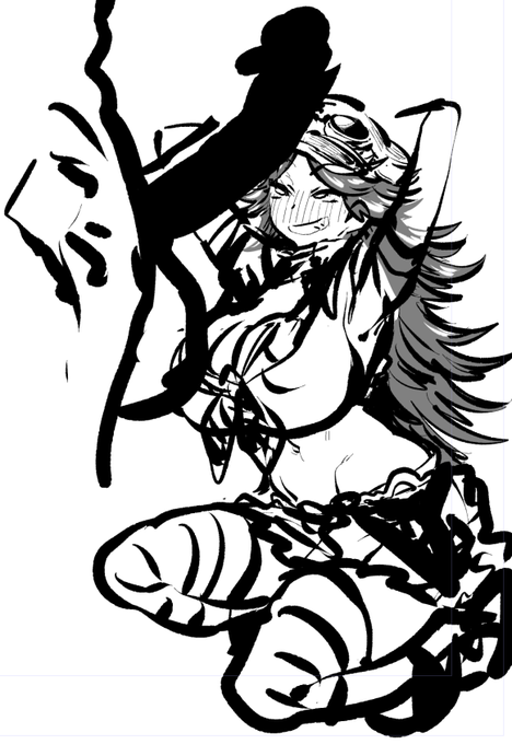 デカチンvsマリー 