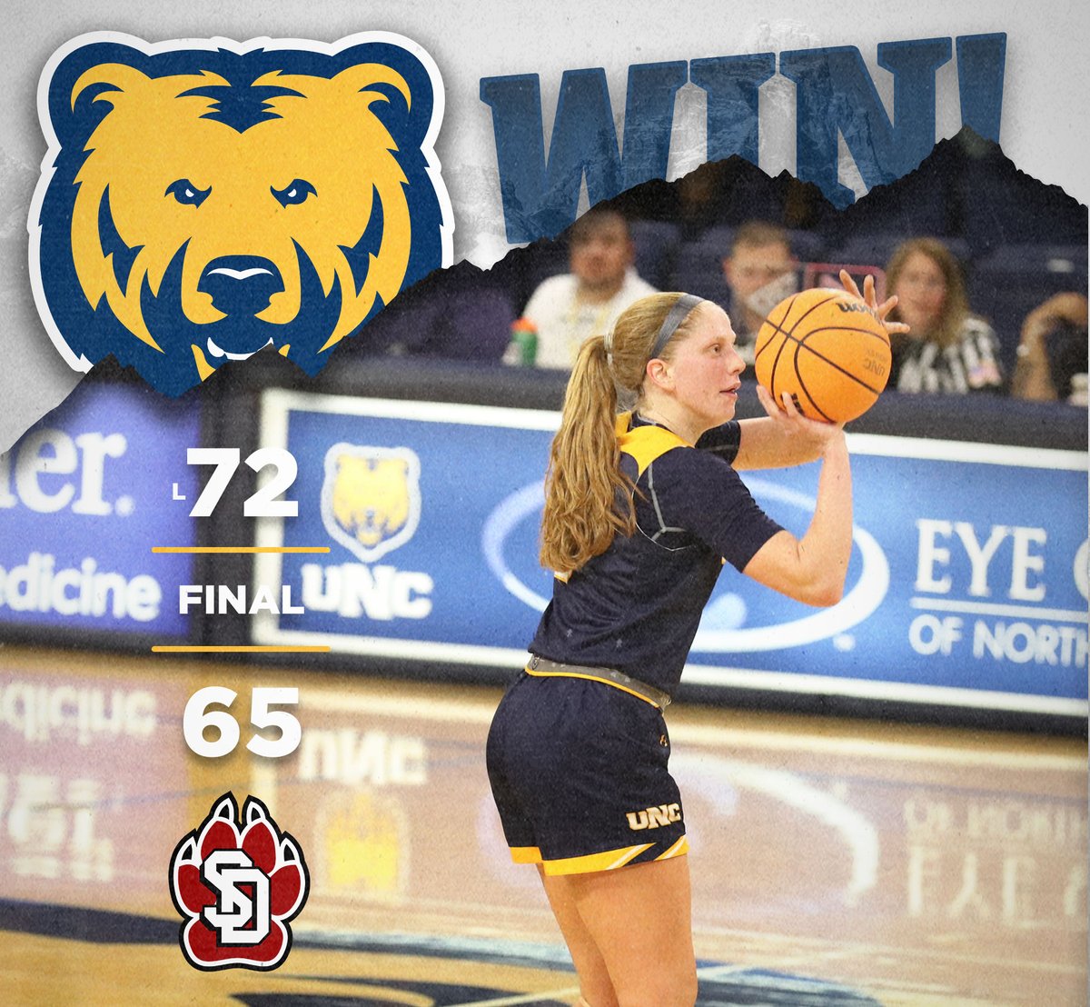 UNC_BearsWBB's tweet photo. Bears win to improve to 6-2 on the year!!!

UNC Leaders
21, Byrne
19, Simental
10, Fields https://t.co/VBtD2X3h4N