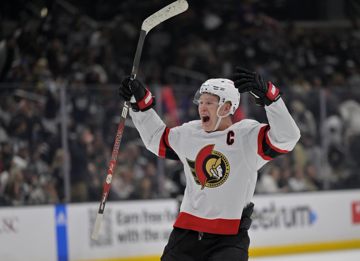 In his 300th career NHL game tonight, Brady Tkachuk had 3 points. His father, Keith Tkachuk, also recorded 3 points in his 300th career game. #NHL | #GoSensGo