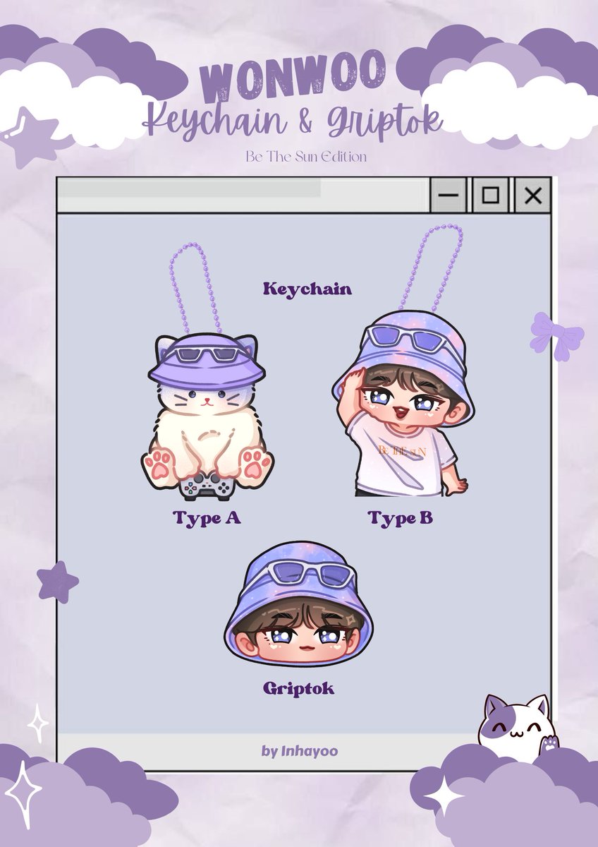 inhayoo's tweet photo. ✨RTs are appreciated✨

[OPEN PRE-ORDER] 

WONWOO KEYCHAIN &amp; GRIPTOK BE THE SUN EDITION by Inhayoo 

🗓 3/12/22 - 10/12/22 (Bisa close secepatnya)
🔗 https://t.co/x0MWDsuD0h

More Info? DM^^

🏷️ seventeen wonwoo po wts bets keyring popsocket https://t.co/0cMaopOaMF