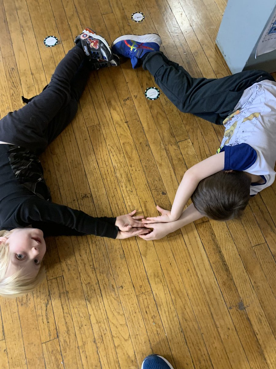 How do we really learn about letters? Make them with your bodies of course!!! Can you guess what letter we are learning about?? <a href="/BishopFeild/">Bishop Feild Elementary</a> #kindergartenfun <a href="/NLESDLit/">NLESDLit</a>