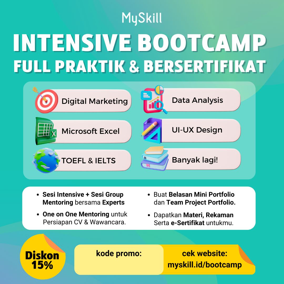 lyfvel's tweet photo. Pakai Kode referal untuk diskon 15% Bootcamp-> EVINA077
atau kode referal untuk diskon 30% video e-learning -> EVINA336

Kunjungi https://t.co/lkw76Z2aZt
Buat akses pendaftaran nya ya🥰

instagram https://t.co/II1rkBMfAg
linkedin https://t.co/qdeV4RmFoa https://t.co/b09J5JBR9a