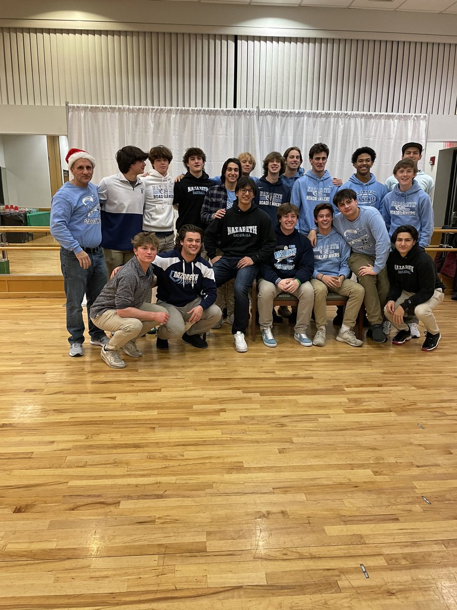 Baseball_Naz's tweet photo. The greatest event of the year volunteering @ the Miracles In Progress Christmas Party for special needs individuals.
We get more out of it than anyone!
18 Naz players on Friday night having a great time.
@IHSBCA1 https://t.co/fBaAO4dSae
