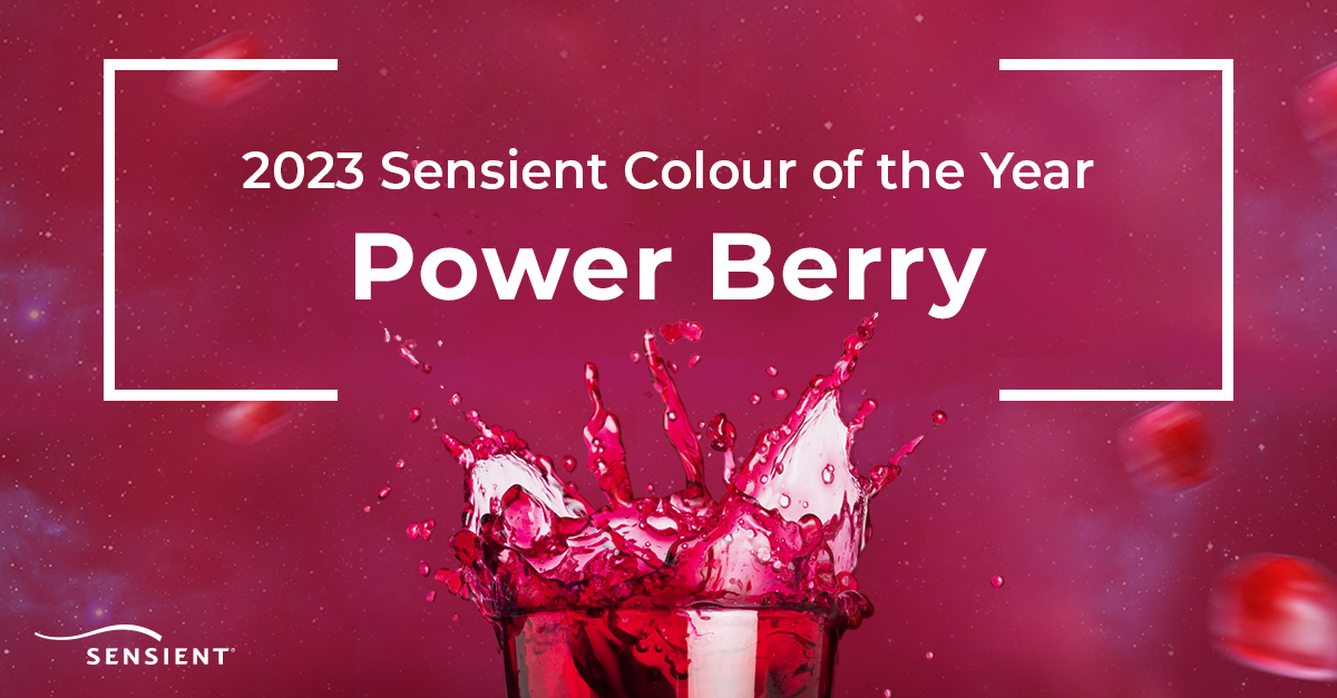 SensientColorAP's tweet photo. Sensient’s 2023 Colour of the Year, Power Berry, is a bold, saturated maroon that harnesses the hues of both red and blue to forge its own authentic shade, symbolic of individual empowerment worldwide.

Discover Power Berry here: https://t.co/IHb79DHjny https://t.co/SJQqhIYkhu