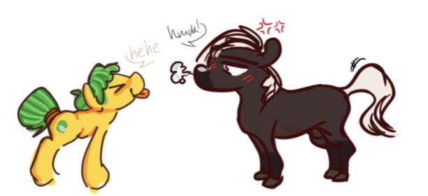 GracePaces67's tweet image. Doodle of Honey Citrus and my friend @zvezdawg ‘s ocs

#mlp #MLPFiM #art