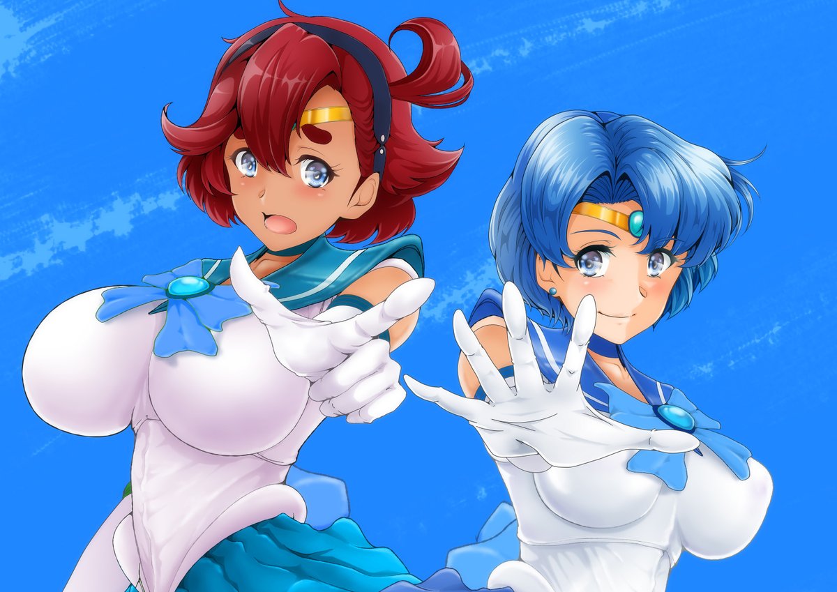 ネタ画像。。wマーキュリーちゃんなのぜ。 