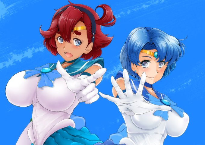 ネタ画像。。wマーキュリーちゃんなのぜ。 