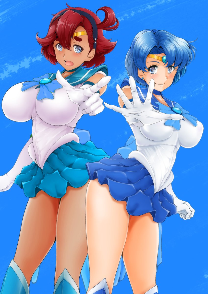 ネタ画像。。wマーキュリーちゃんなのぜ。 