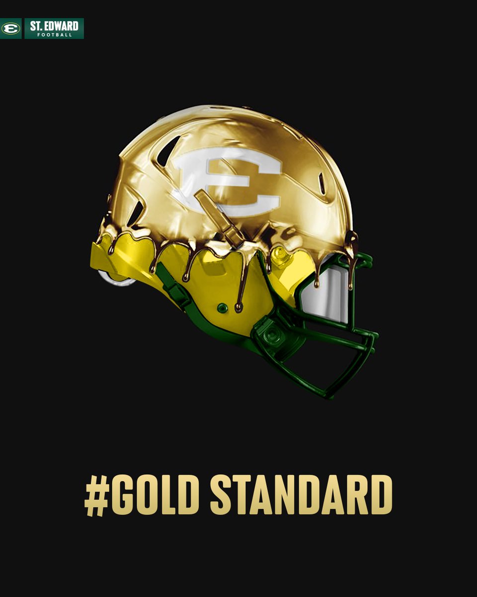 Your St. Edward Eagles are the GOLD STANDARD....BACK to BACK OHSAA Division I State Champions #EDSUP #BUILTDIFFERENT
