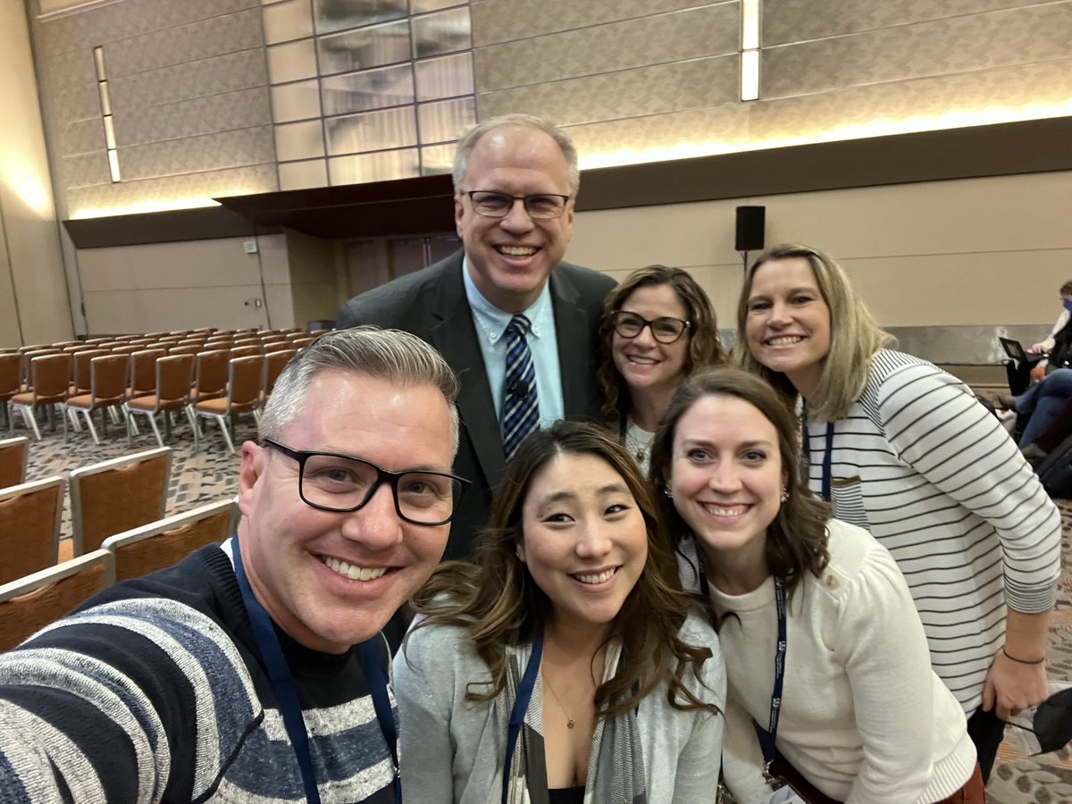 So many great sessions at #NCTMBALT22. The #MathKnights team from <a href="/NPSD/">North Penn School District</a> learned so much from our colleagues around the country and met a new friend, <a href="/NCTM/">NCTM</a> president <a href="/kdykema/">Kevin Dykema</a>. Thank you to all the NCTM volunteers. Great Conference.🤓👍