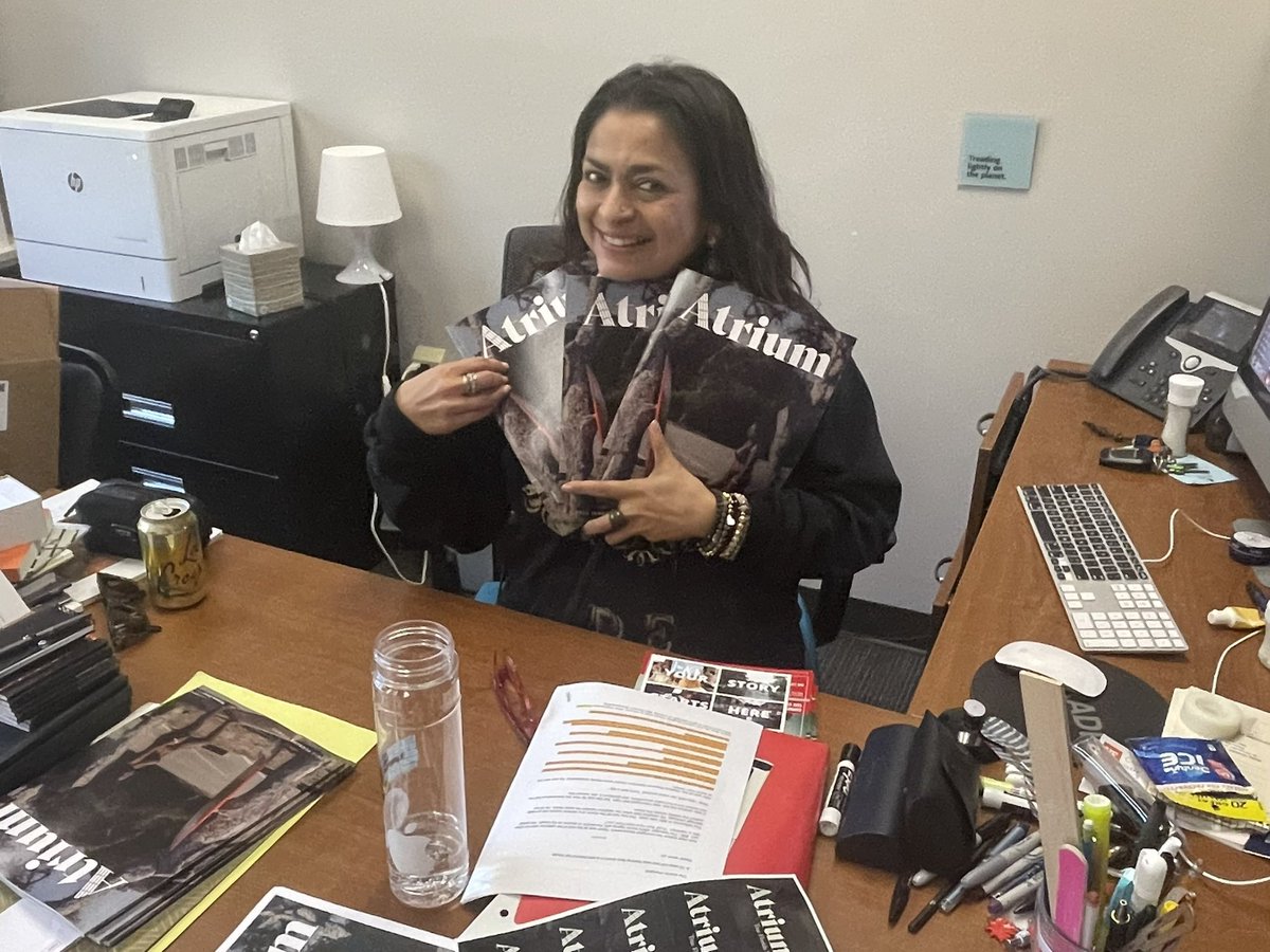 calienes's tweet photo. Celebrating the launch of the second edition of @atrium_magazine Great work team! @TheMoniBasu https://t.co/pNRWwPlKRF