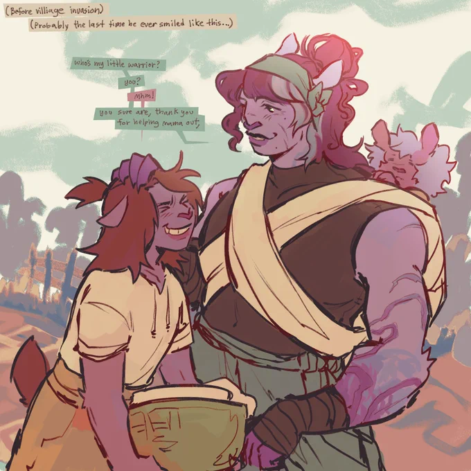 this was probably moments before disaster,, ANYWAYS- drax mom and sis!! #rottmnt 