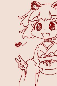 犬走椛 「ちかごろのらくがき2きつねとたぬき 」|うちうのイラスト