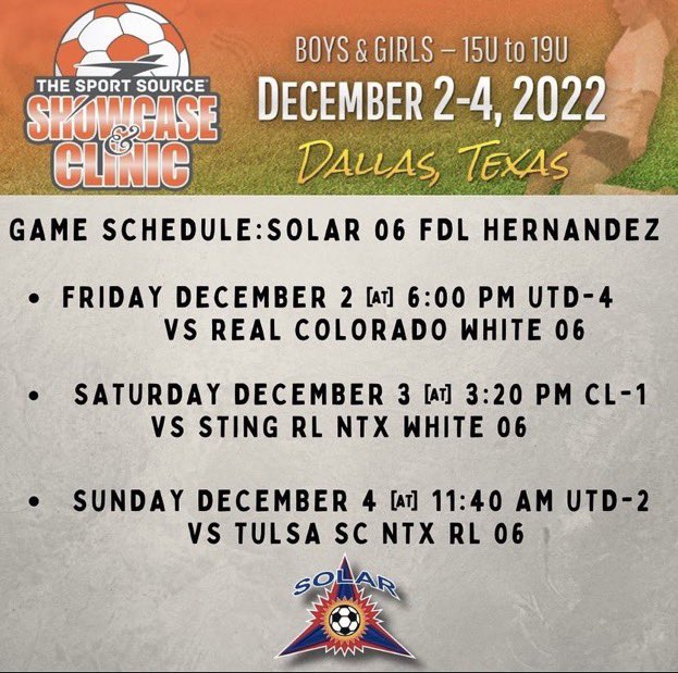 a_gutierrez6's tweet photo. Started The Sport Source Showcase off strong with a 5-0 win , super proud of my team and excited for our next 2 games , come out to watch !! https://t.co/8kZb5zH1Z1