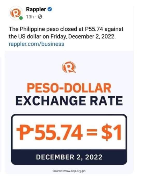 Now that the peso is stabilizing, suddenly everyone's quiet. 😁🇵🇭