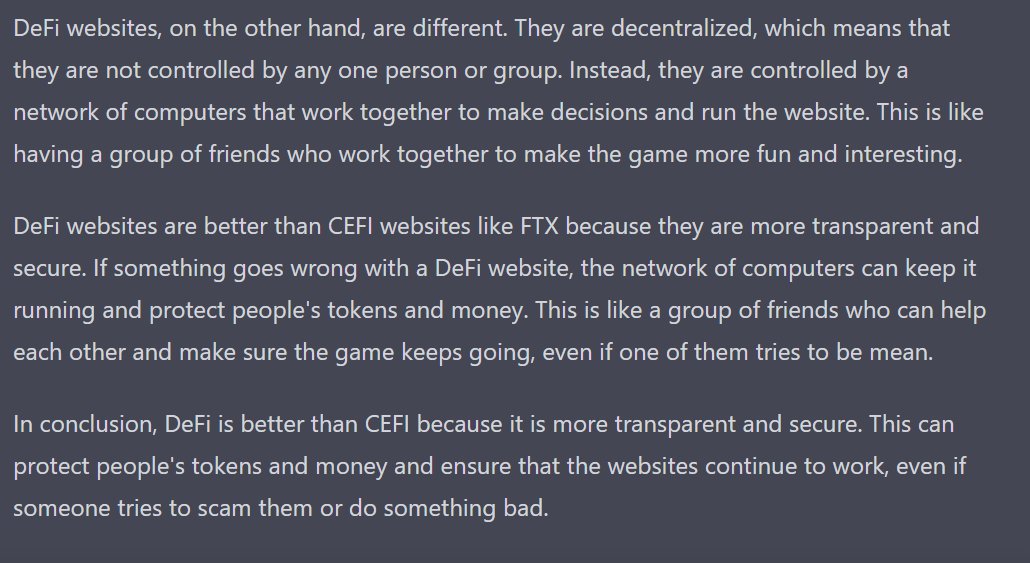 Highly recommend mainstream news outlets read this GPT explanation before reporting on FTX