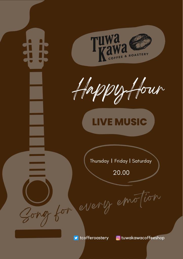 Yang mau menikmati kopi diakhir pekan di tunggu di outlet2 kami ya <a href="/tcoffeeroastery/">@tuwakawacoffeeroastery</a> <a href="/tamansriwedari_/">Taman Sriwedari Cibubur</a>  sambil menikmati musik2 ringan.

Start 08pm - 11pm

#coffee #CoffeeTime #coffeeshop #kopintb #kuliner