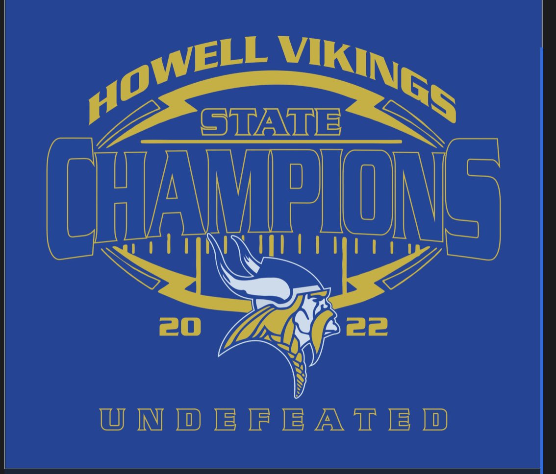 Final: Howell 49 Fort Osage 21. Our Vikings are State Champions!