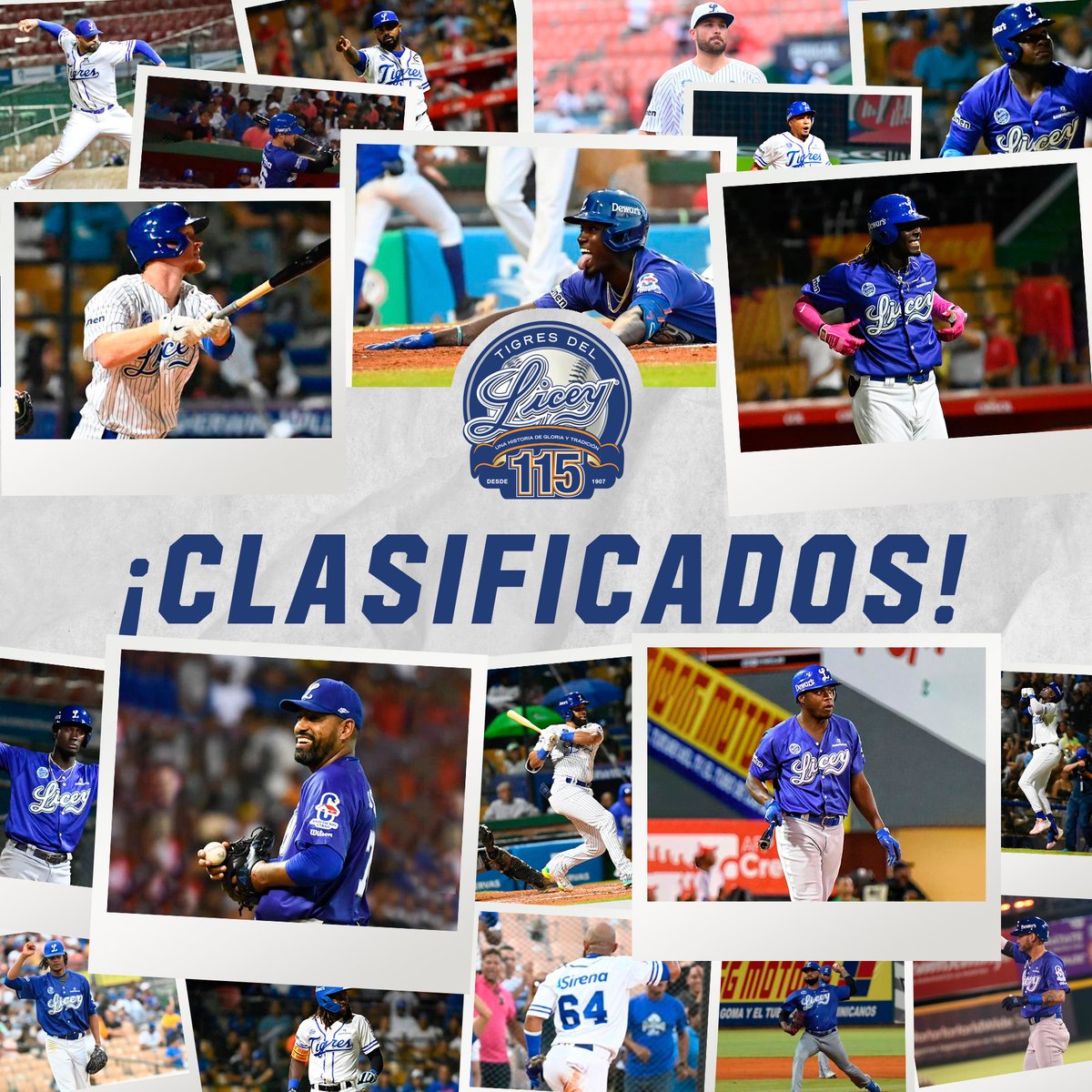 TigresdelLicey's tweet photo. ¡NUESTRO PRIMER OBJETIVO SE LOGRÓ! 
¡Gózalo LICEISTA porque ESTE ES EL TIEMPO DEL LICEY! ✨🍾😎

#ThisIsLiceyTime 💙🏆 https://t.co/E94DDzEZwb