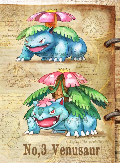 ポケモン 練習ノートフシギバナ&メガフシギバナ 