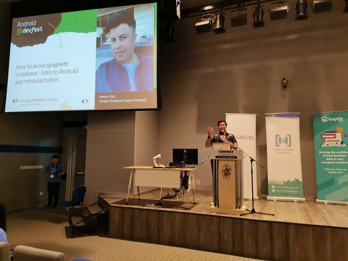 DarsshanNair's tweet photo. Modularisation FTW!

#devfest2022
#devfestKL
#devfestKualaLumpur2022 https://t.co/KvgItiU9WN