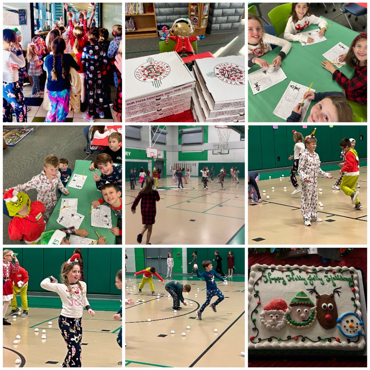 The annual 3rd grade Elf Party was once again a total blast! Thanks ⁦<a href="/ptojesDragons/">JES PTO</a>⁩ for providing this opportunity for staff and students ! #bestdayever #stayyounglilones 💚❤️💚❤️