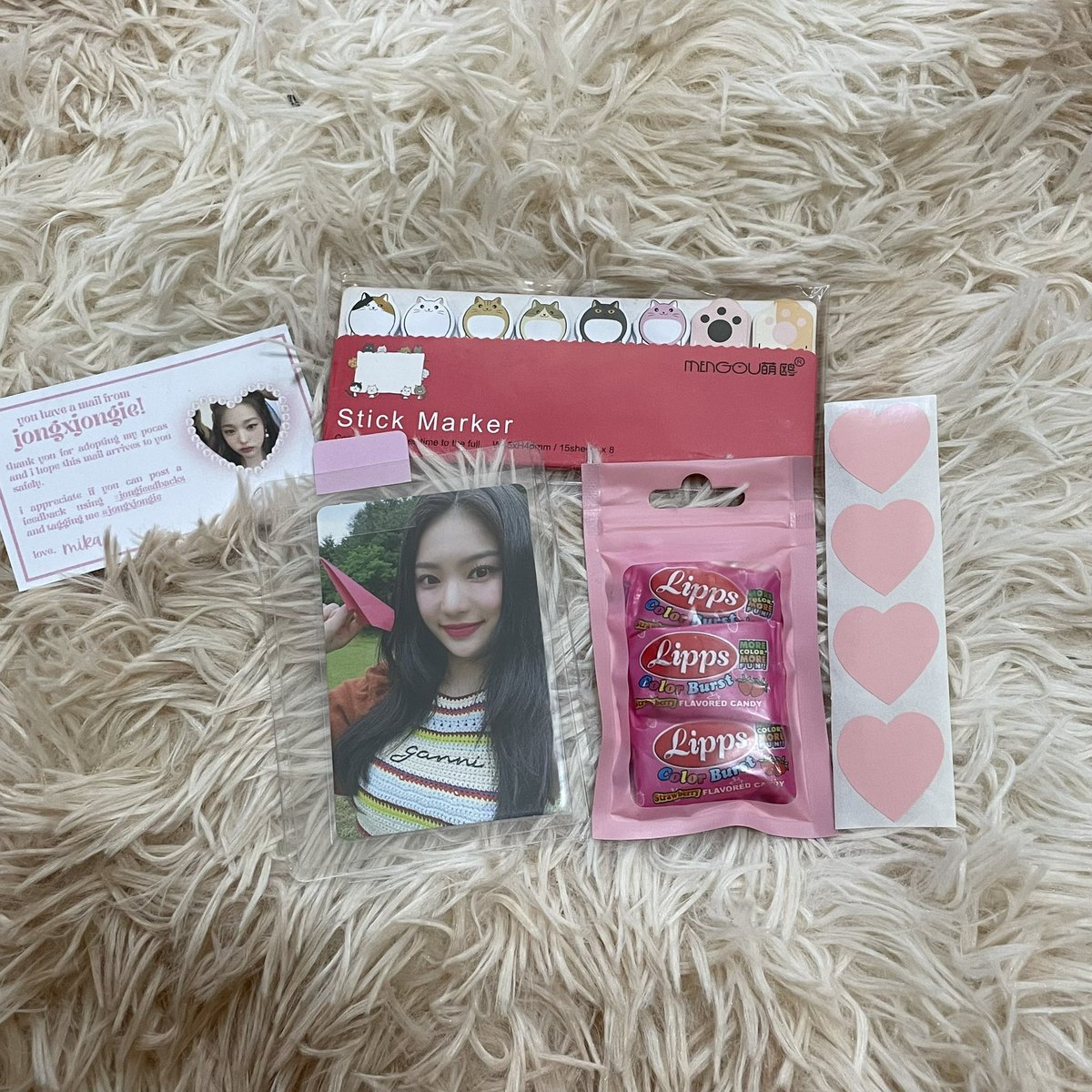 cinamonchu's tweet photo. ` ৩ ݂ ۫ #jongfeedbacks · ˚ ꙳
Hello @jongxjongie, Isa arrived here safely. Tysm for the freebies! until our next ~ https://t.co/A3jIQkmg56
