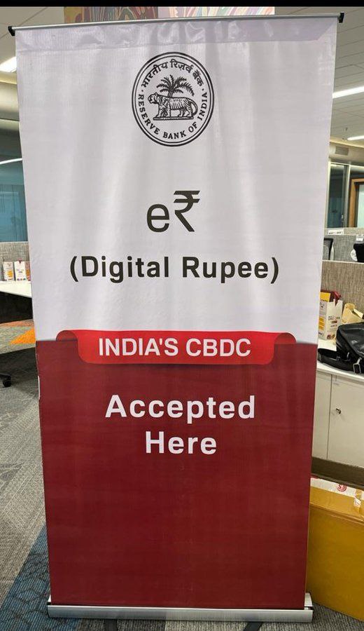 iamsta_'s tweet photo. RBI launched Digital rupee pilot programme on Dec 1🚀
What is 𝗖𝗕𝗗𝗖, how it works, features? Here is the answer ⤵️
#CBDC #DigitalRupee #eRupee #RBI
🧵 https://t.co/mg8spMjAMg