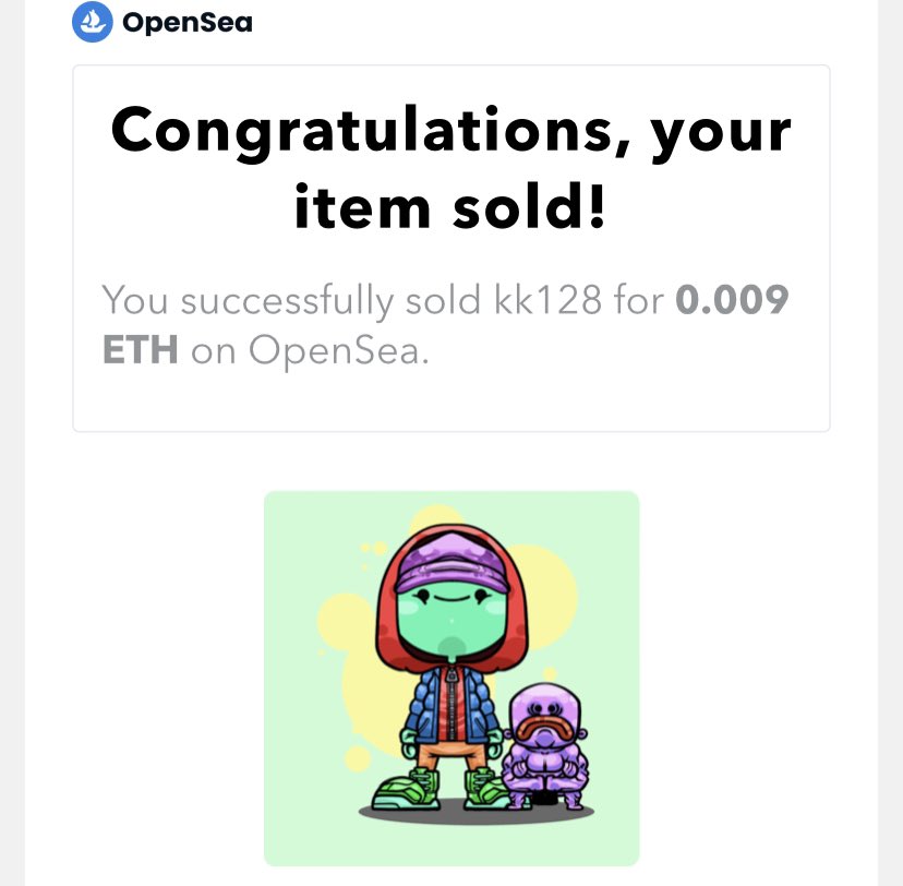 LETS GOOO! 
Awesome 🤩 thank you @KruzMon88 the support is incredible! You rock my friend! #nft #nfts #NFTCommunity