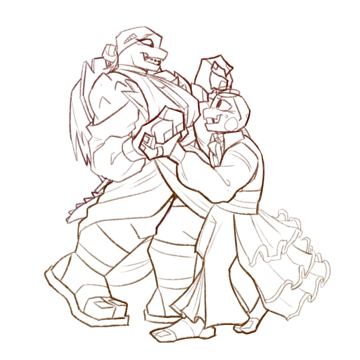 kaysdenofchaos's tweet photo. That being said, WIPs for #extendedfamilyau :3 @ExtendedFamAU #SaveROTTMMT #rottmntdonnie #rottmntmikey #rottmntdonnie #rottmntleo #yuichiusagi #leosagi #rottmnt https://t.co/f7vfbomIap