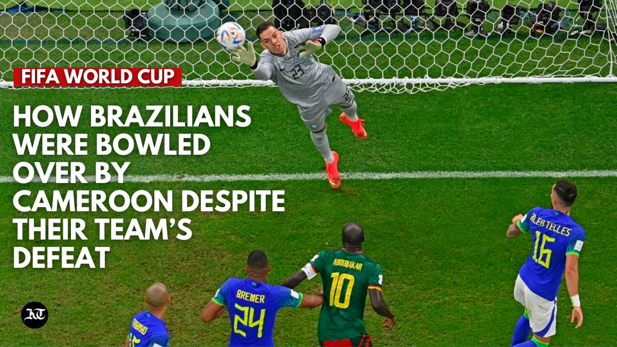 khaleejtimes's tweet photo. #FIFAWorldCup: Cameroon proved that it’s possible to stop these attacking Brazilians if you put bodies behind the ball and defend as though you are playing for your lives.
#FIFAWorldCupQatar2022 #QatarWorldCup2022 #BRACAM
https://t.co/f0tfI3ybuR https://t.co/1yyn8s8ZzE