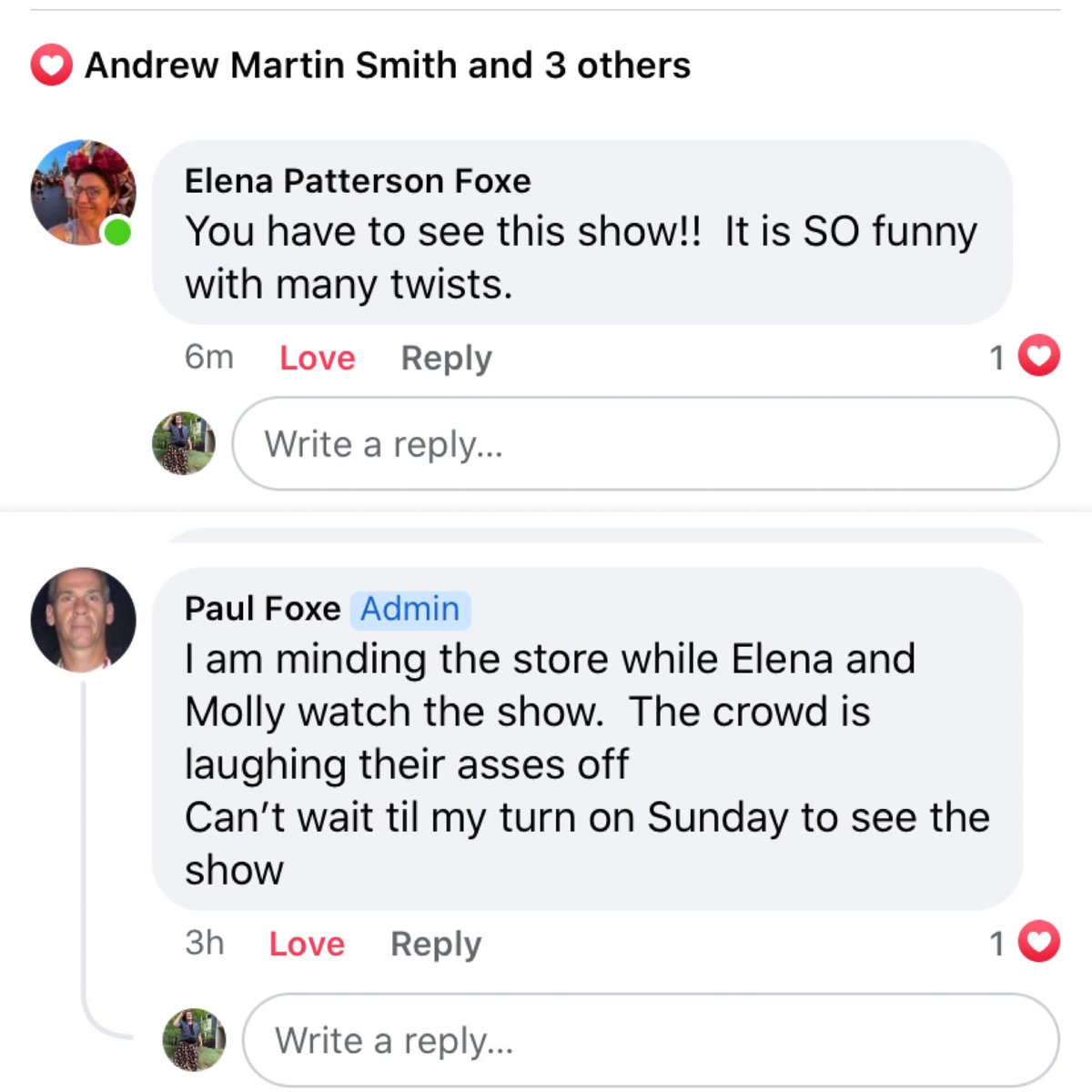 trash_rats_fred's tweet photo. opening night was a *SMASHING* success!!!!! with reviews like these, you KNOW it has to be good!

we have two more performances, tomorrow and sunday night at 7:30pm at main street studios!!! be there! https://t.co/sIfGyUodRH