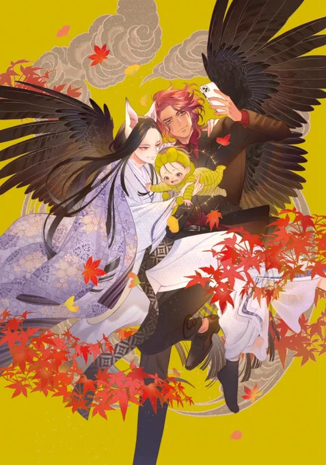 12月15日発売『天狗と狐、父になる』#芹沢政信 先生/講談社タイガ装画と人物紹介ページを担当させて頂きました長命で、究極変化も成長もしなくても生きていけるけど、自らの意思で変わっていこうとする素敵なお話ですどうぞよろしくお願いいたします 